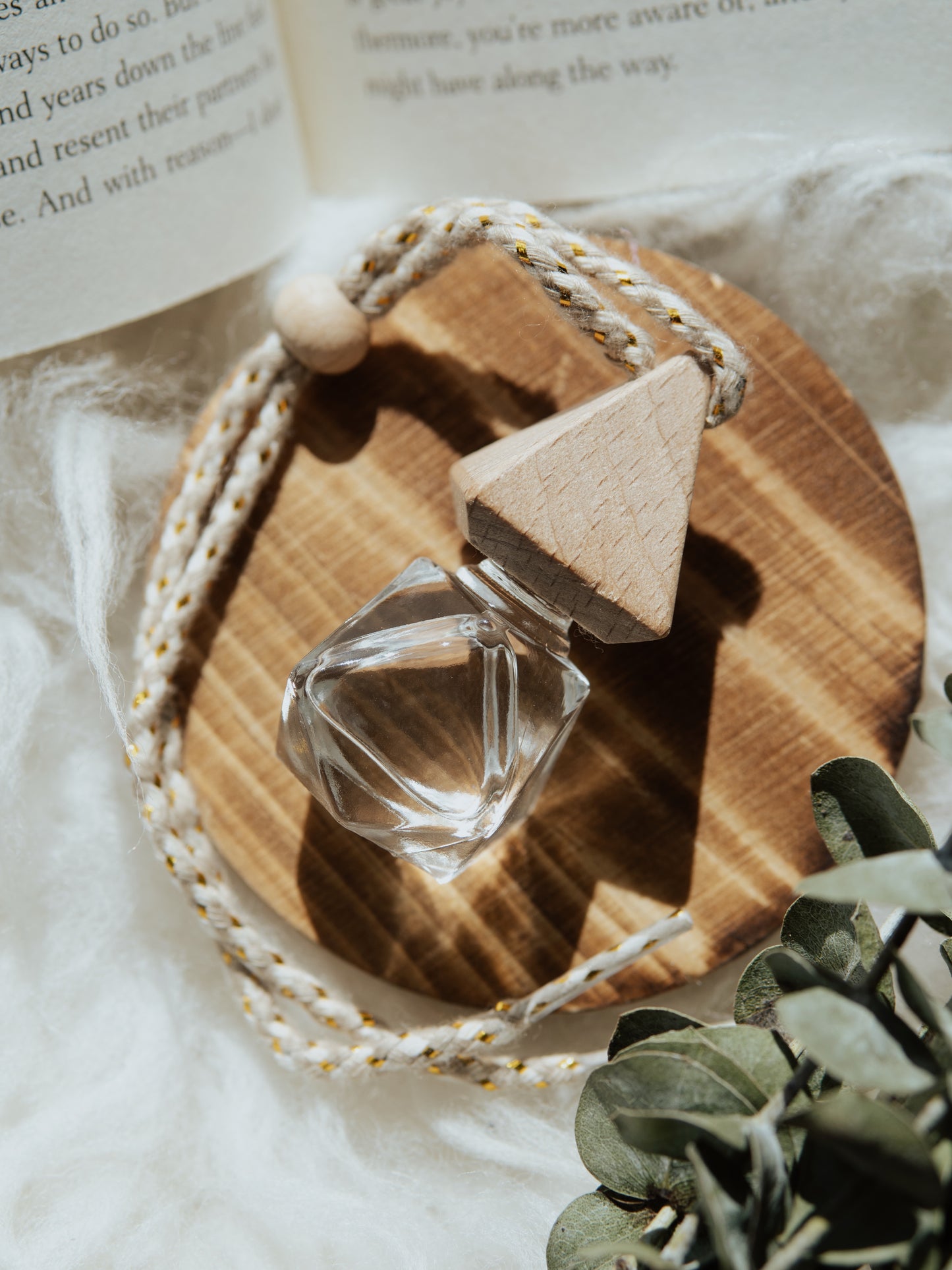 Wooden Prism Car Diffuser