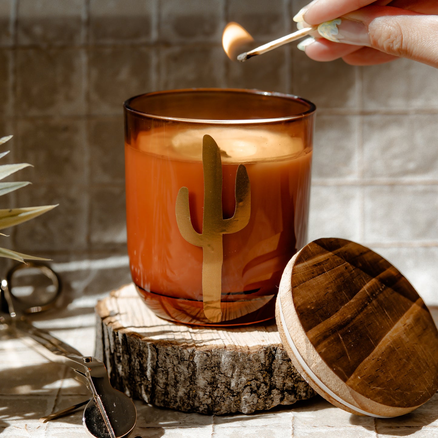 Amber Candle